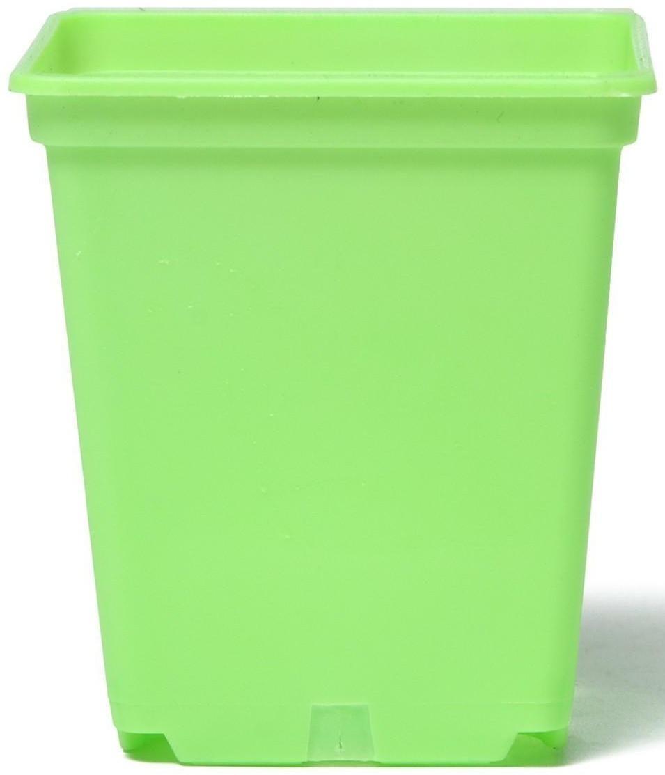 Горшок для рассады, 250 мл, 7 × 7 × 8 см, цвет МИКС