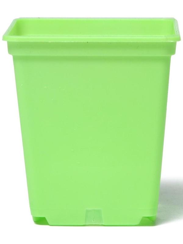 Горшок для рассады, 250 мл, 7 × 7 × 8 см, цвет МИКС