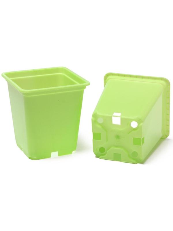 Горшок для рассады, 250 мл, 7 × 7 × 8 см, цвет МИКС