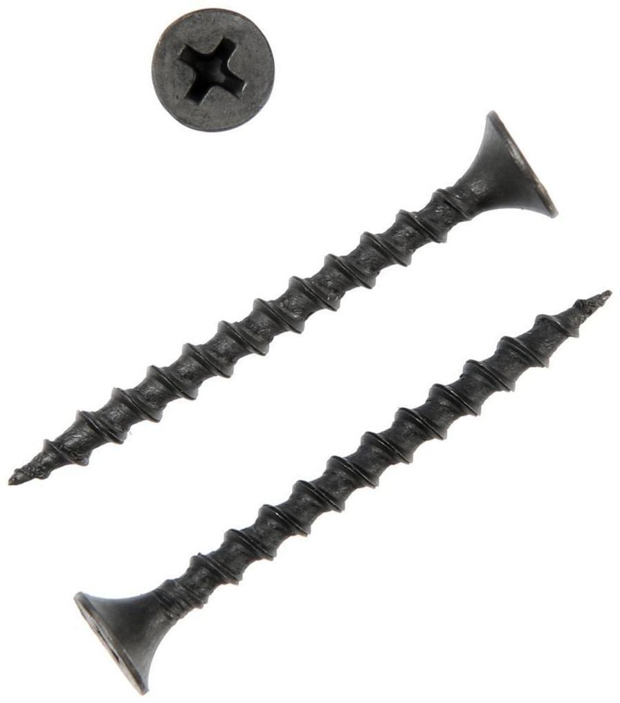 Саморез 3.5х41 мм ТУНДРА PREMIUM, потай, крупная резьба, шлиц PH, фосфатированный, 1 кг