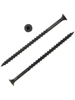 Саморез 4.2х89(90 мм) ТУНДРА PREMIUM, потай, крупная резьба, шлиц PH, фосфатированный, 1 кг