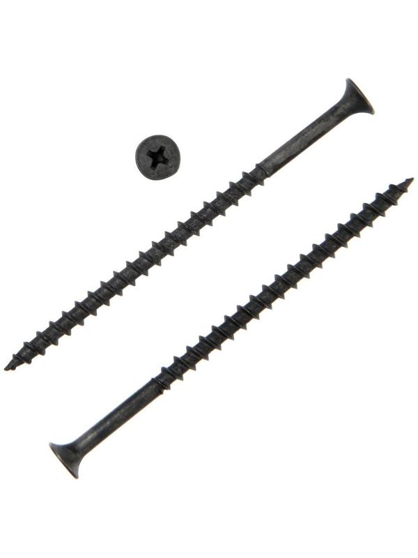 Саморез 4.2х89(90 мм) ТУНДРА PREMIUM, потай, крупная резьба, шлиц PH, фосфатированный, 1 кг