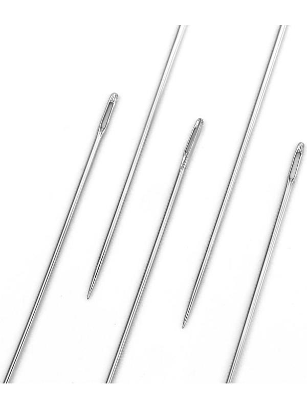 Иглы швейные для бисера, d = 0,55 мм, 5,2 см, 5 шт