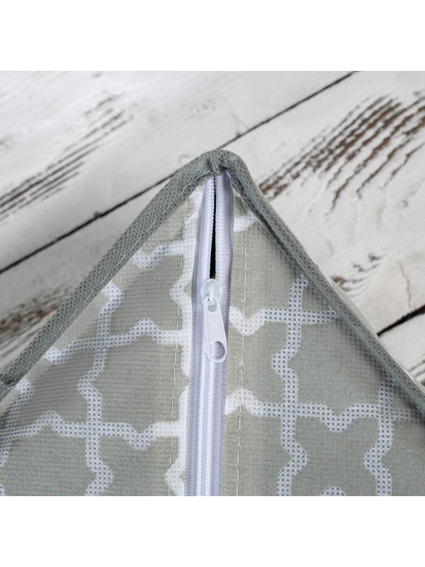 Органайзер для хранения белья «Гранж», 7 отделений, 33×32×10 см, цвет серый