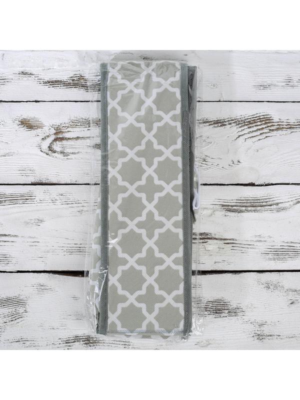 Органайзер для хранения белья «Гранж», 7 отделений, 33×32×10 см, цвет серый