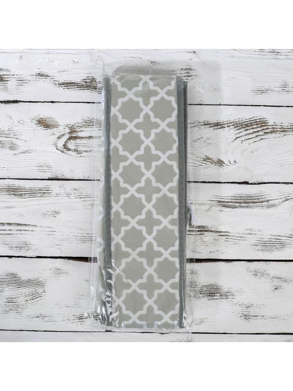 Органайзер для хранения белья «Гранж»,24 ячееки, 33×32×10 см, цвет серый