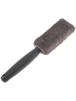 Щетка-губка для чистки колесных дисков, 28 см