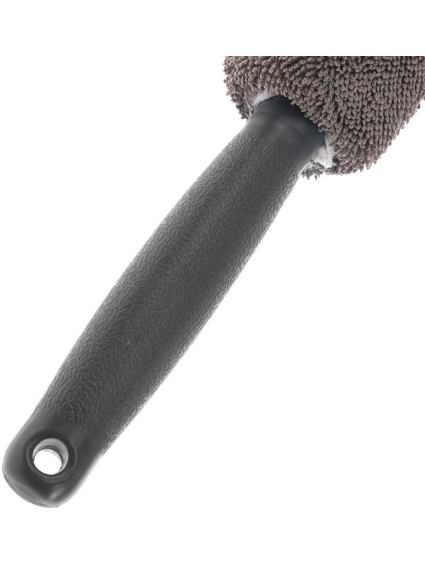 Щетка-губка для чистки колесных дисков, 28 см