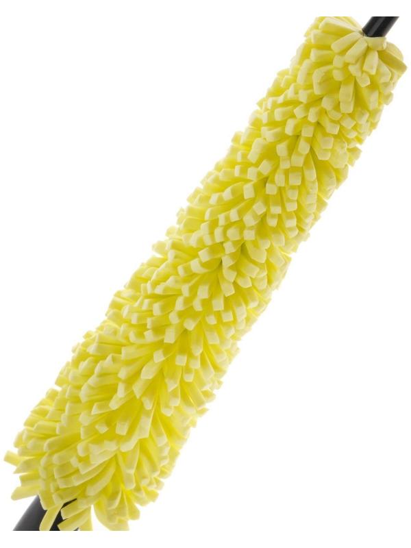 Щетка-губка для чистки колесных дисков, 28 см