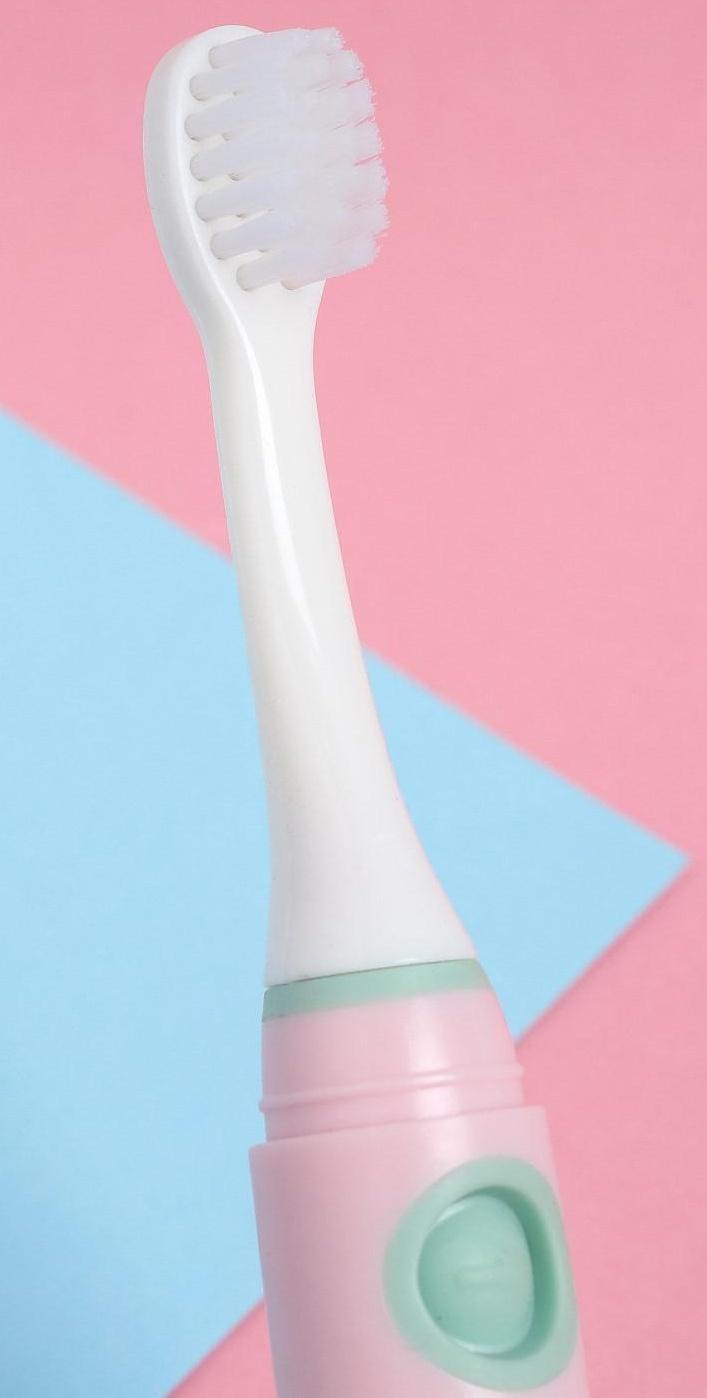 Зубная щётка электрическая «Начни день с улыбки», 19,2 х 5,5 см