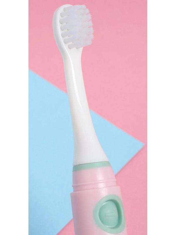 Зубная щётка электрическая «Начни день с улыбки», 19,2 х 5,5 см