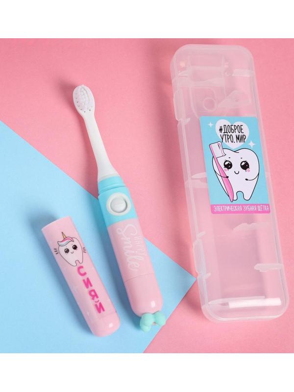 Зубная щётка электрическая «Доброе утро», 19,2 х 5,5 см