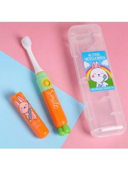 Зубная щётка электрическая «На страже чистоты и милоты», 19,2 х 5,5 см