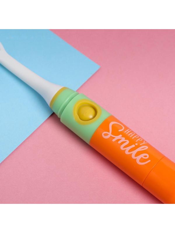 Зубная щётка электрическая «На страже чистоты и милоты», 19,2 х 5,5 см