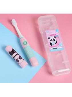 Зубная щётка электрическая «Улыбайся», 19,2 х 5,5 см