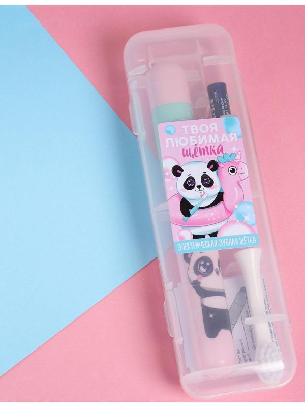 Зубная щётка электрическая «Улыбайся», 19,2 х 5,5 см