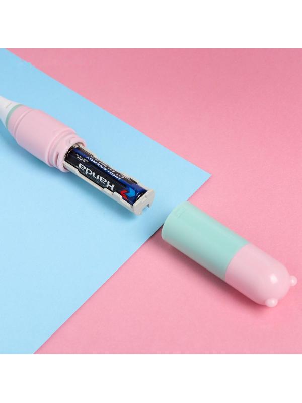 Зубная щётка электрическая «Улыбайся», 19,2 х 5,5 см