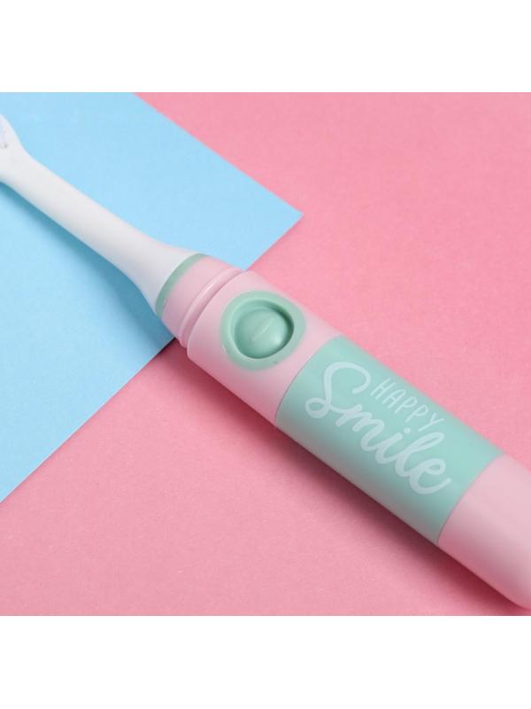 Зубная щётка электрическая «Улыбайся», 19,2 х 5,5 см