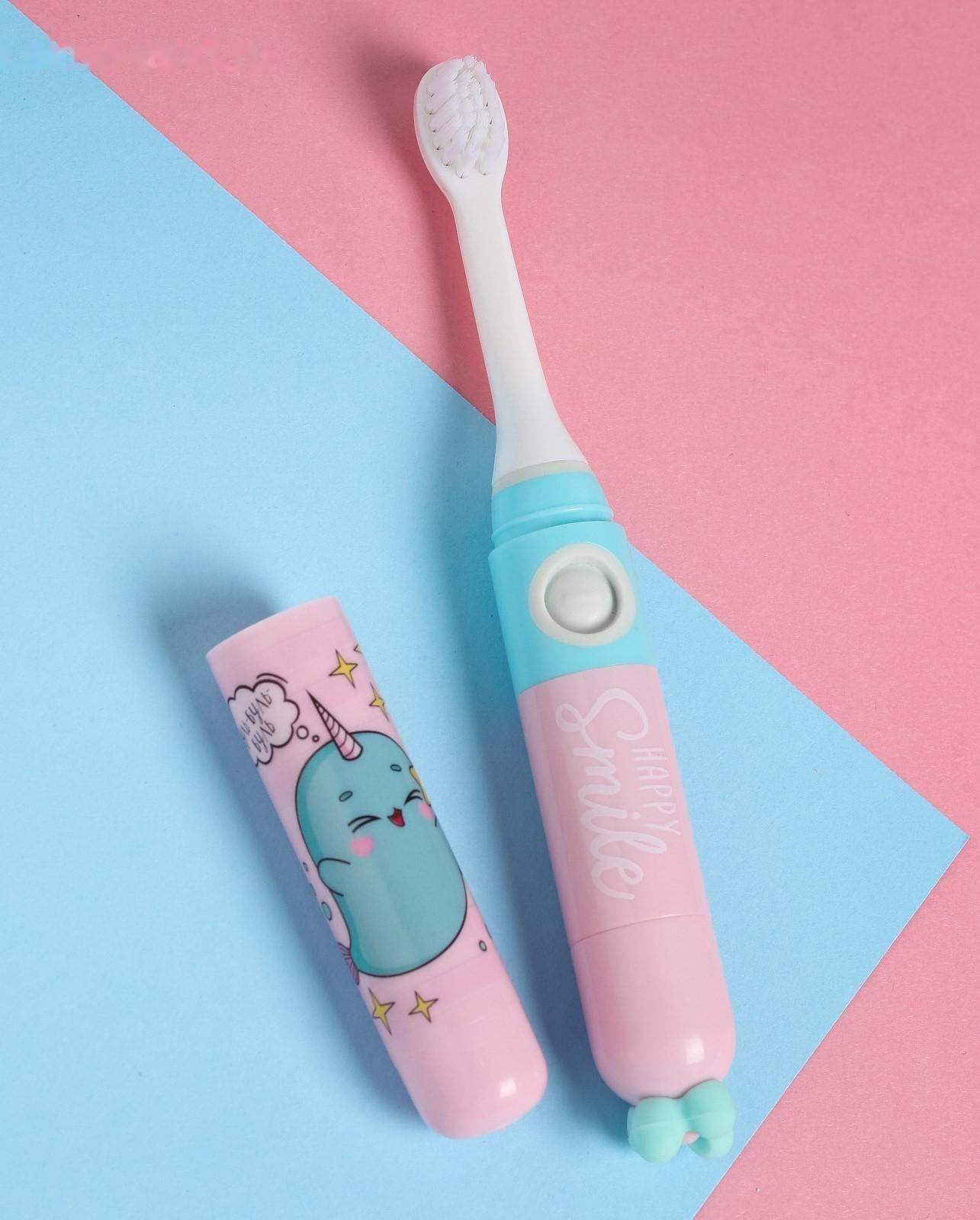 Зубная щётка электрическая «Волшебный мир», 19,2 х 5,5 см