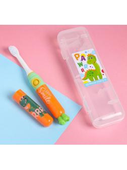 Зубная щётка электрическая «Дракоша», 19,2 х 5,5 см