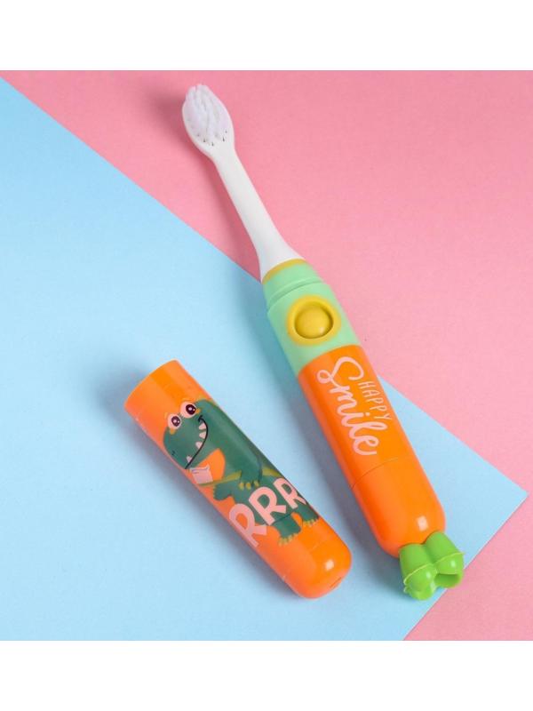 Зубная щётка электрическая «Дракоша», 19,2 х 5,5 см