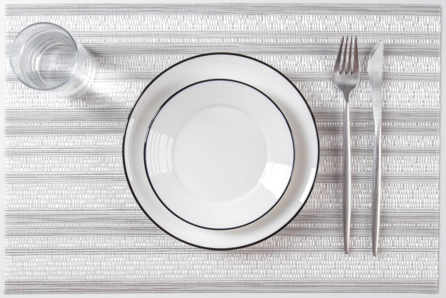 Салфетка сервировочная на стол «Мия», 45×30 см, цвет серый