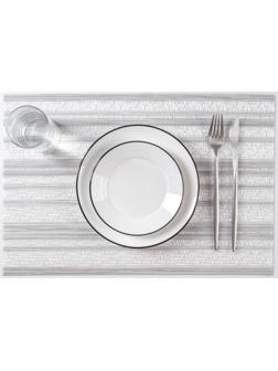 Салфетка сервировочная на стол «Мия», 45×30 см, цвет серый