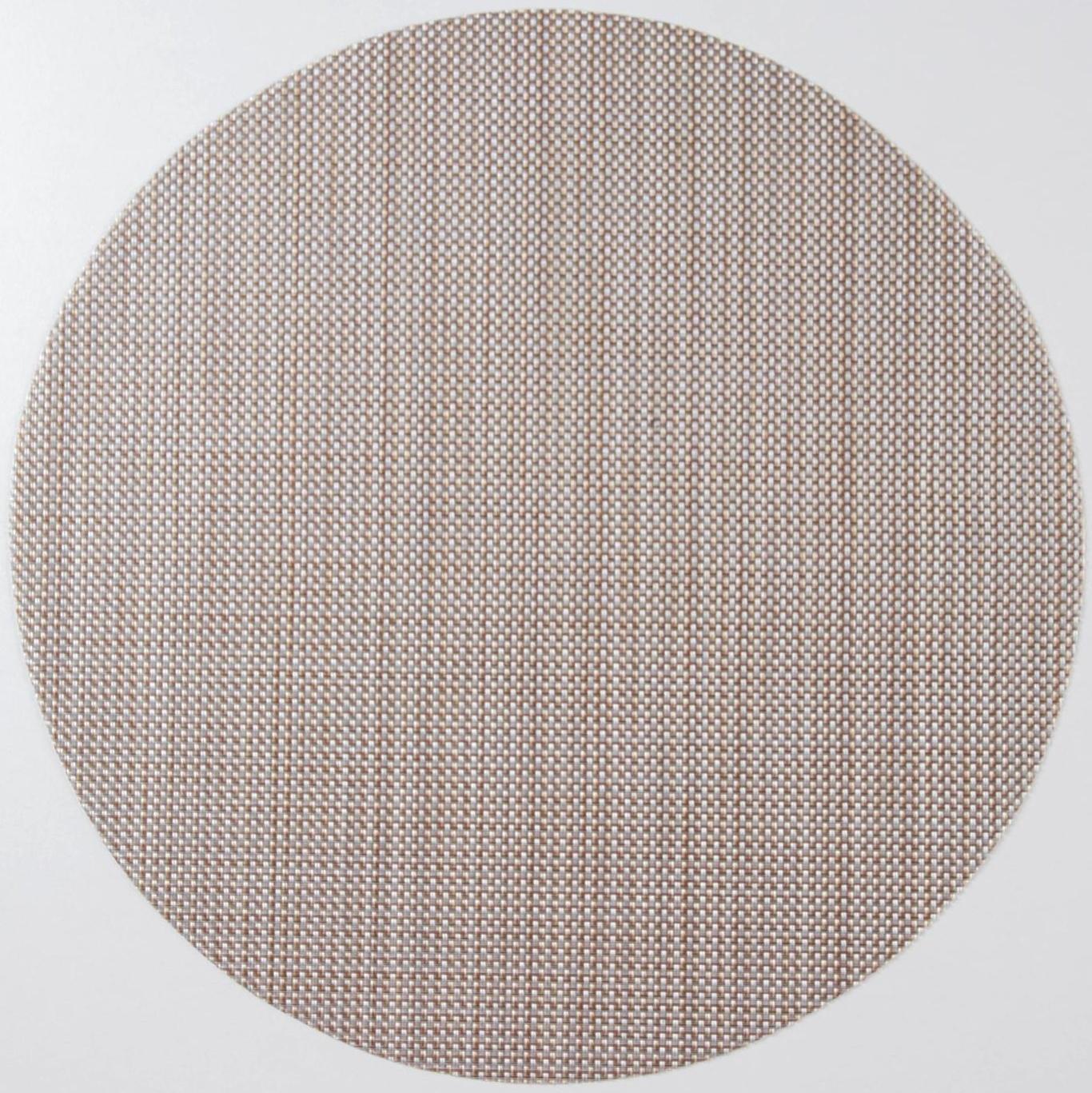 Салфетка сервировочная на стол «Ди», d=38 см, цвет бежевый