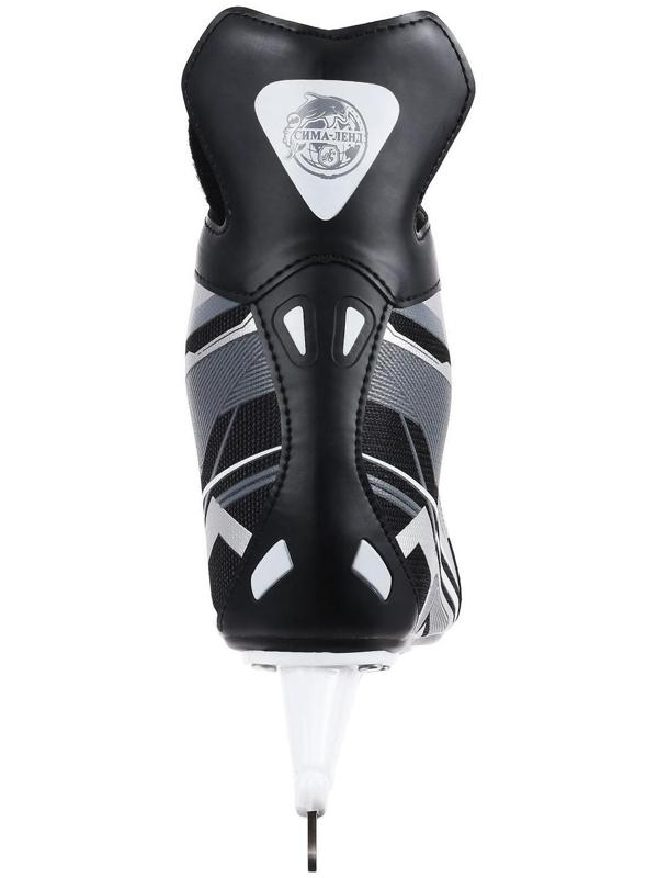 Коньки хоккейные 225L, искусственная кожа, размер 44