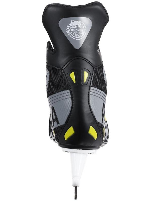 Коньки хоккейные 225L, искусственная кожа, размер 38