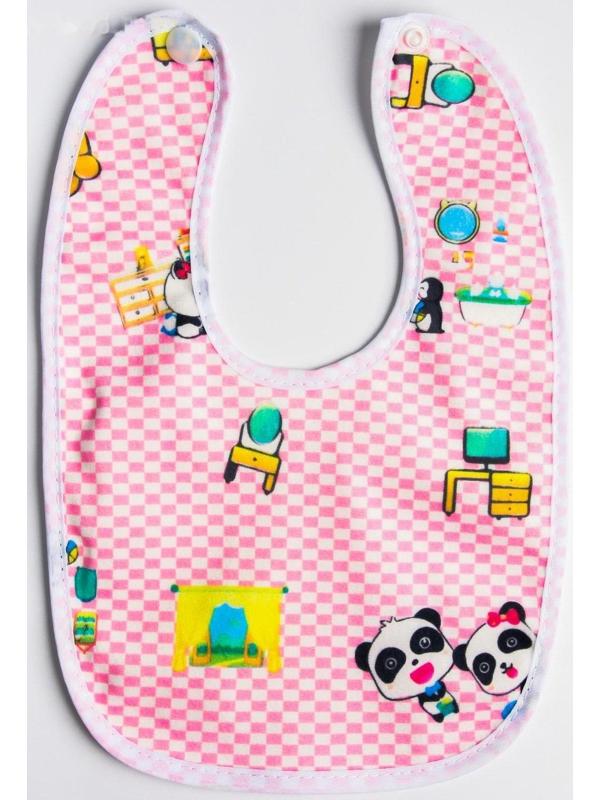 Нагрудник/слюнявчик для кормления на кнопке, МИКС