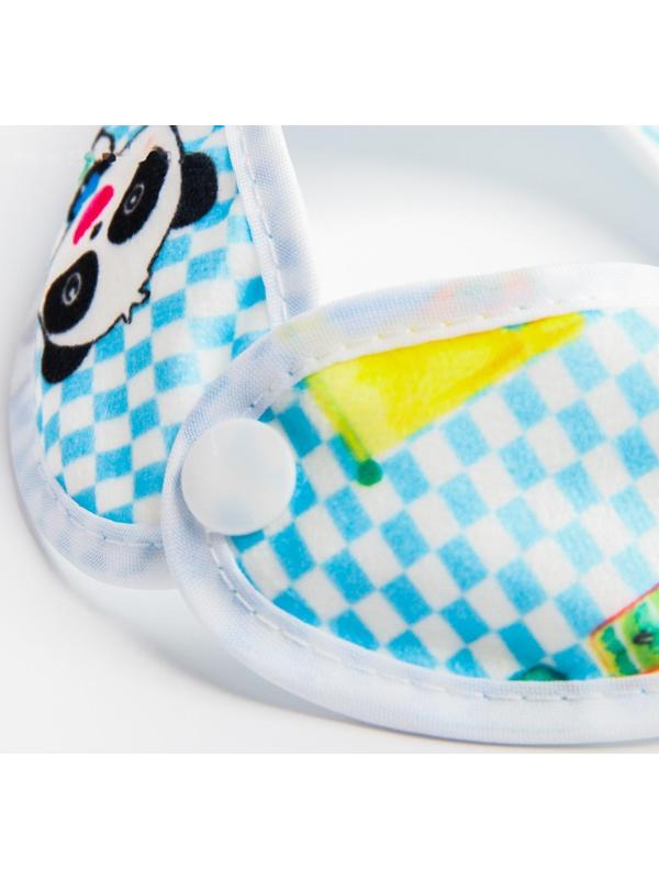 Нагрудник/слюнявчик для кормления на кнопке, МИКС