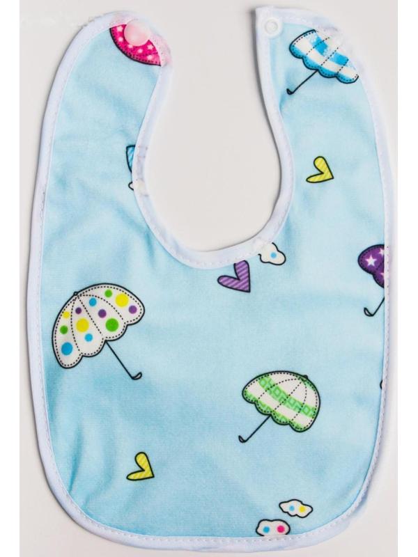 Нагрудник/слюнявчик для кормления на кнопке, МИКС