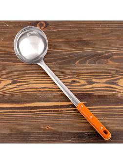 Поварешка для казана узбекская 42см, диаметр 12см с деревянной ручкой