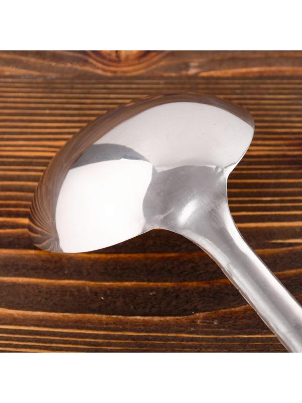 Поварешка для казана узбекская 42см, диаметр 12см с деревянной ручкой