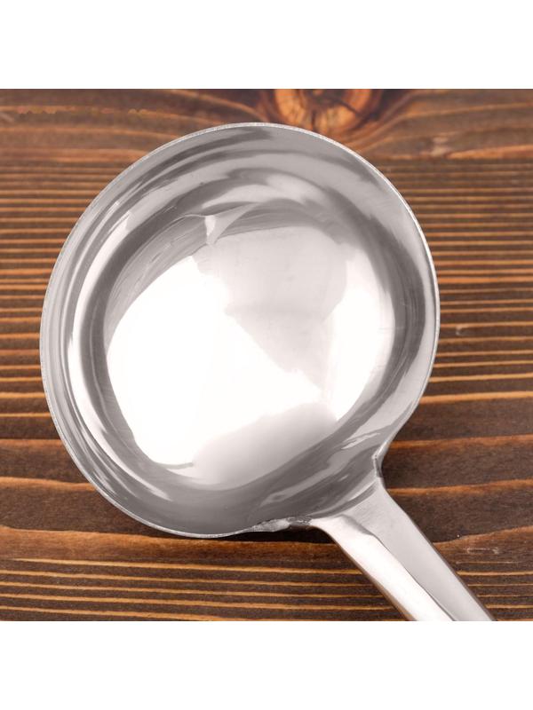 Поварешка для казана узбекская 42см, диаметр 12см с деревянной ручкой