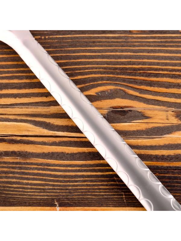 Шумовка для казана узбекская 43см, диаметр 12см, с деревянной ручкой