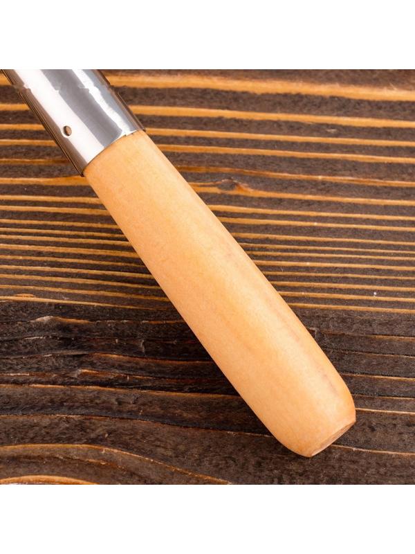 Поварешка для казана узбекская 46см, светлая деревянная ручка