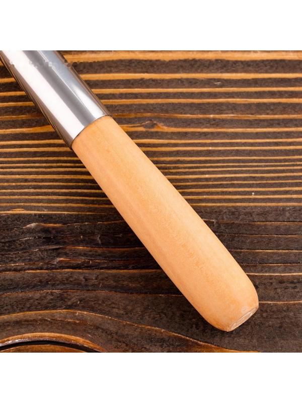 Поварешка для казана узбекская 46см, светлая деревянная ручка