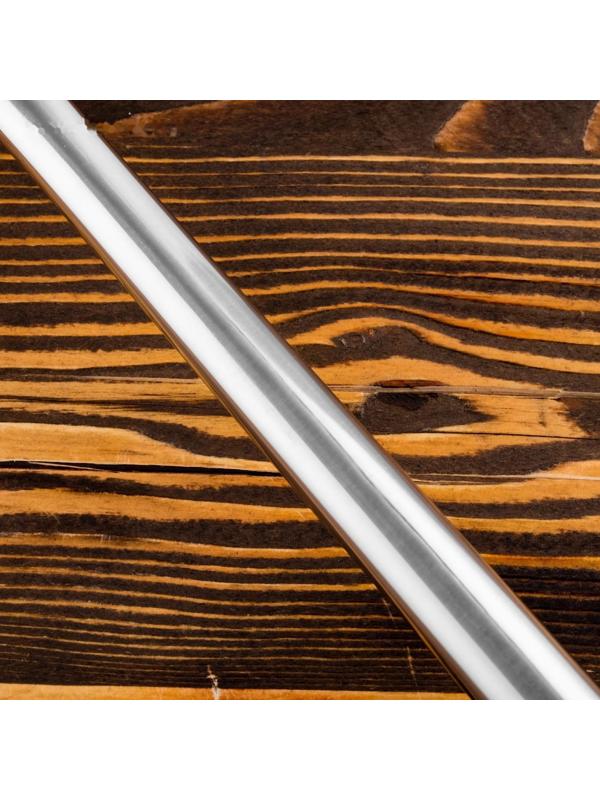 Шумовка для казана узбекская 53см, диаметр 15см, светлая деревянная ручка