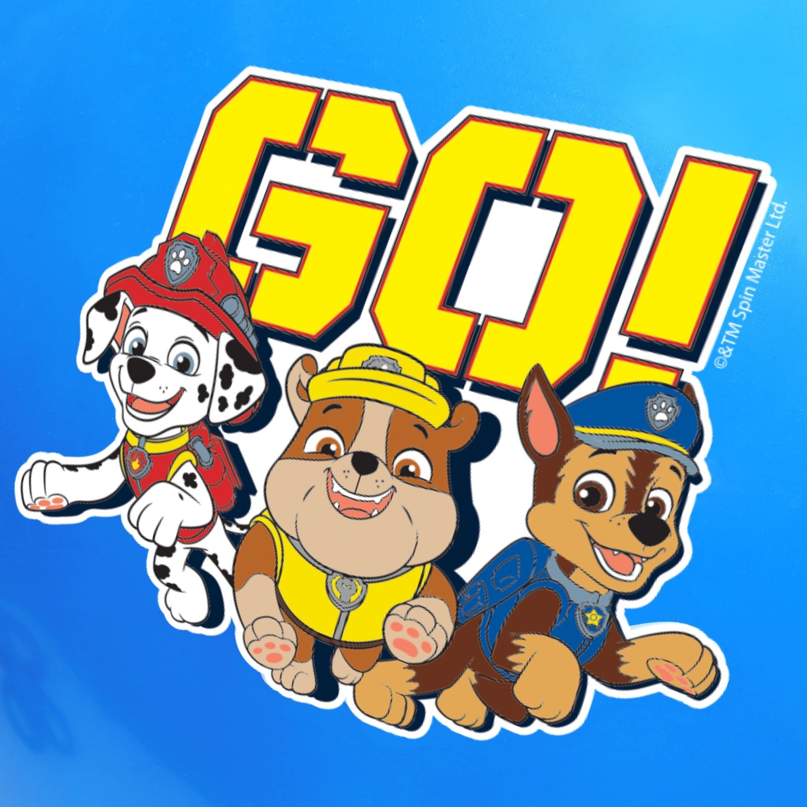 Мяч прыгун массажный с рожками Paw Patrol GO, d=45 см, вес 350 г, цвета МИКС