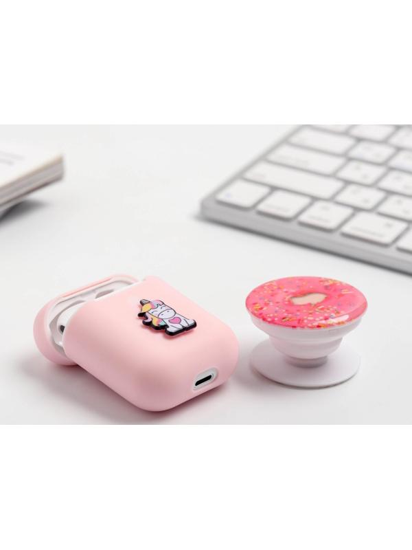 Чехол для наушников и попсокет «Единорог», 15,5 х 11 см