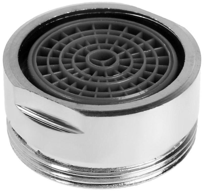 Аэратор ZEIN, наружная резьба, d= 24 мм, сетка пластик, корпус металл, цвет хром