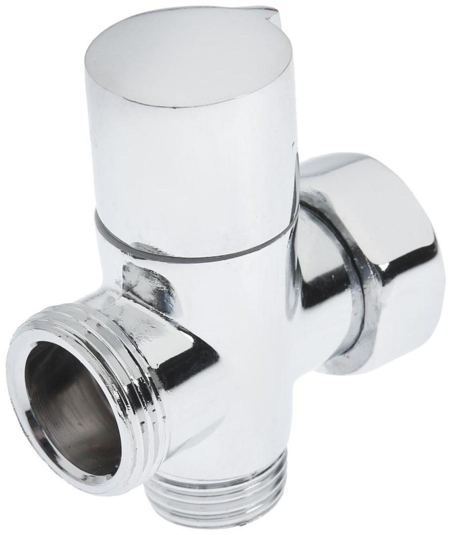 Дивертор ZEIN Z741, для смесителя, корпус цинк, керамика, цвет хром