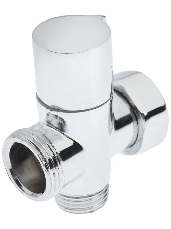 Дивертор ZEIN Z741, для смесителя, корпус цинк, керамика, цвет хром