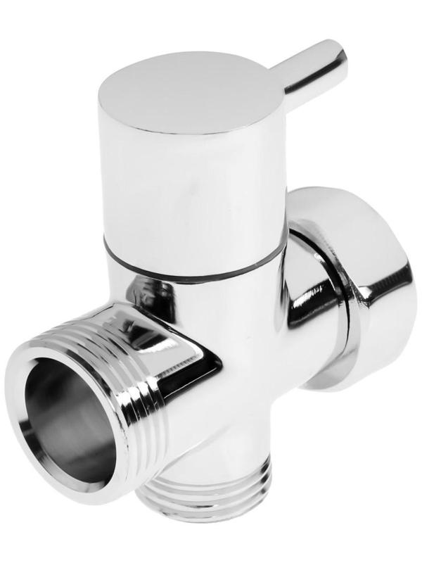 Дивертор ZEIN Z744, для смесителя, корпус латунь, цвет хром