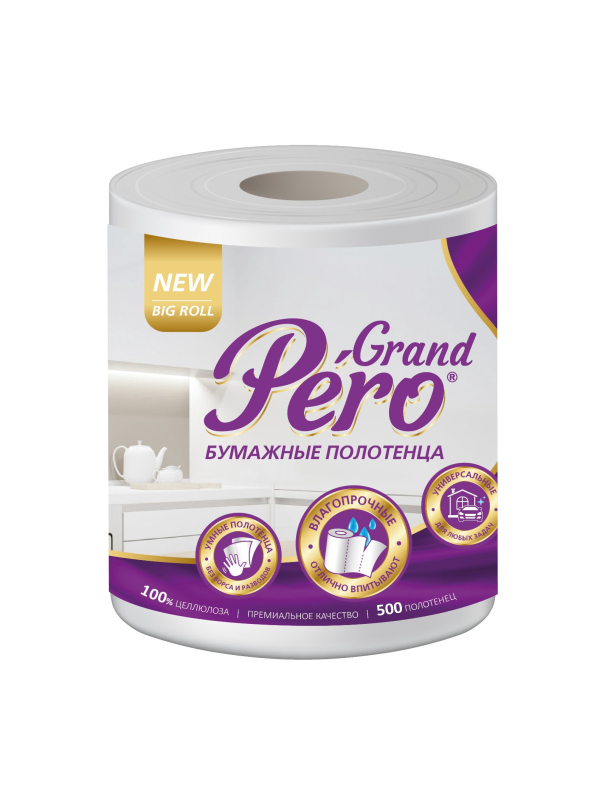 Протирочные салфетки TODO Универсальная 2сл 500л белый цвет 100% целлюлоза