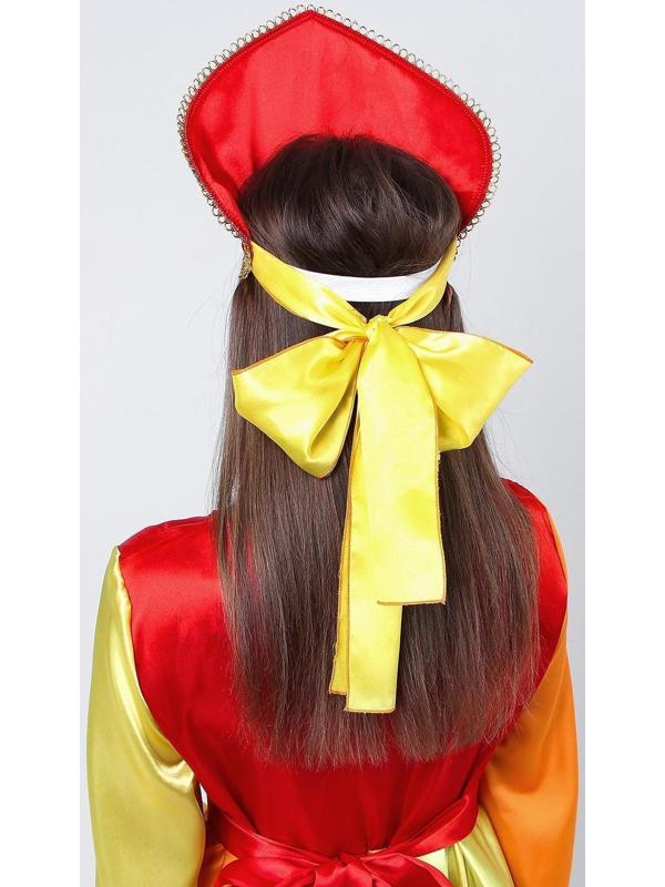 Карнавальный костюм «Осень», платье, кокошник, р. 42-44