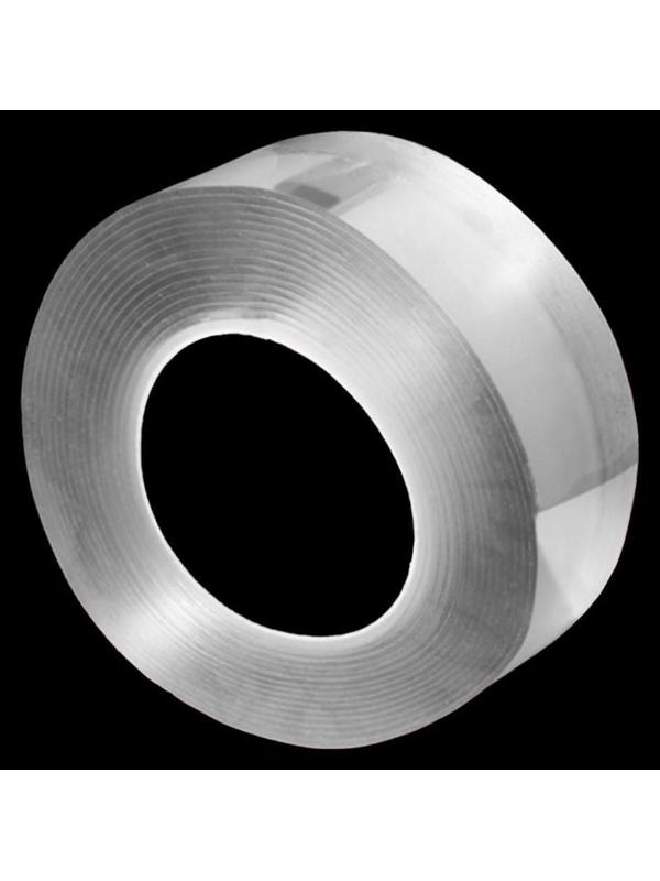 Клейкая нано лента TORSO, прозрачная, двусторонняя, акриловая 20 мм х 3 м