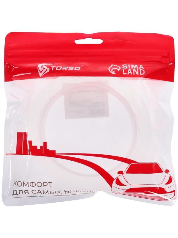 Клейкая нано лента TORSO, прозрачная, двусторонняя, акриловая 20 мм х 3 м